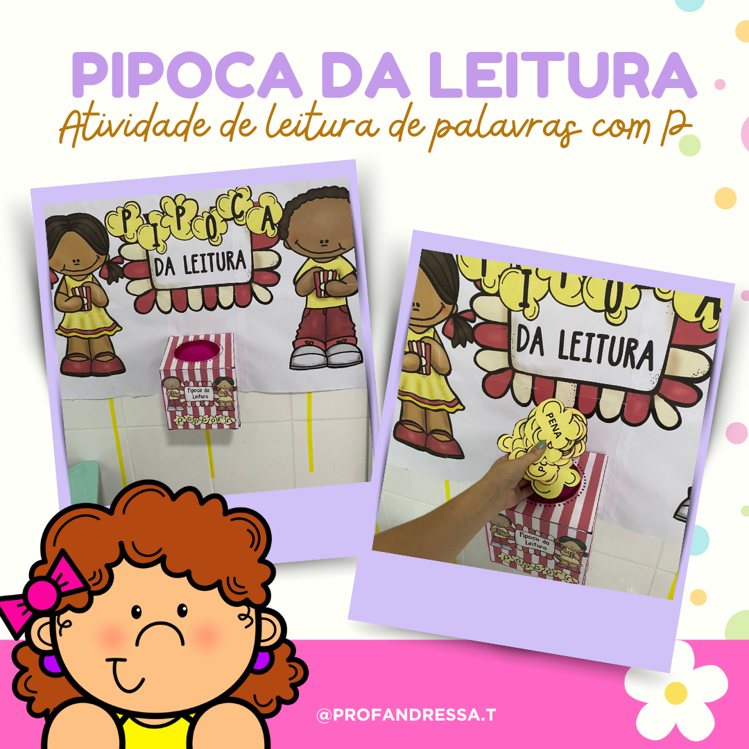 Pipoca da Leitura - Letra P