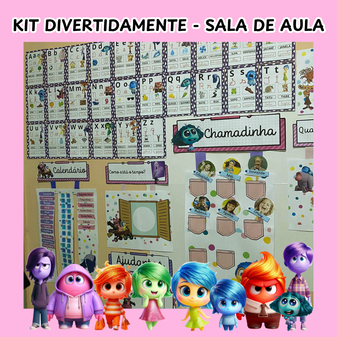 KIT DECORAÇÃO - DIVERTIDAMENTE