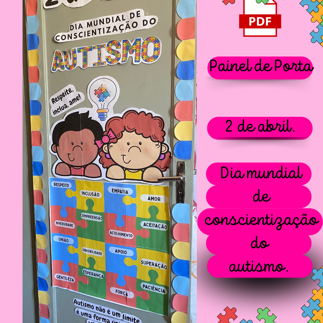 PAINEL DE PORTA - AUTISMO