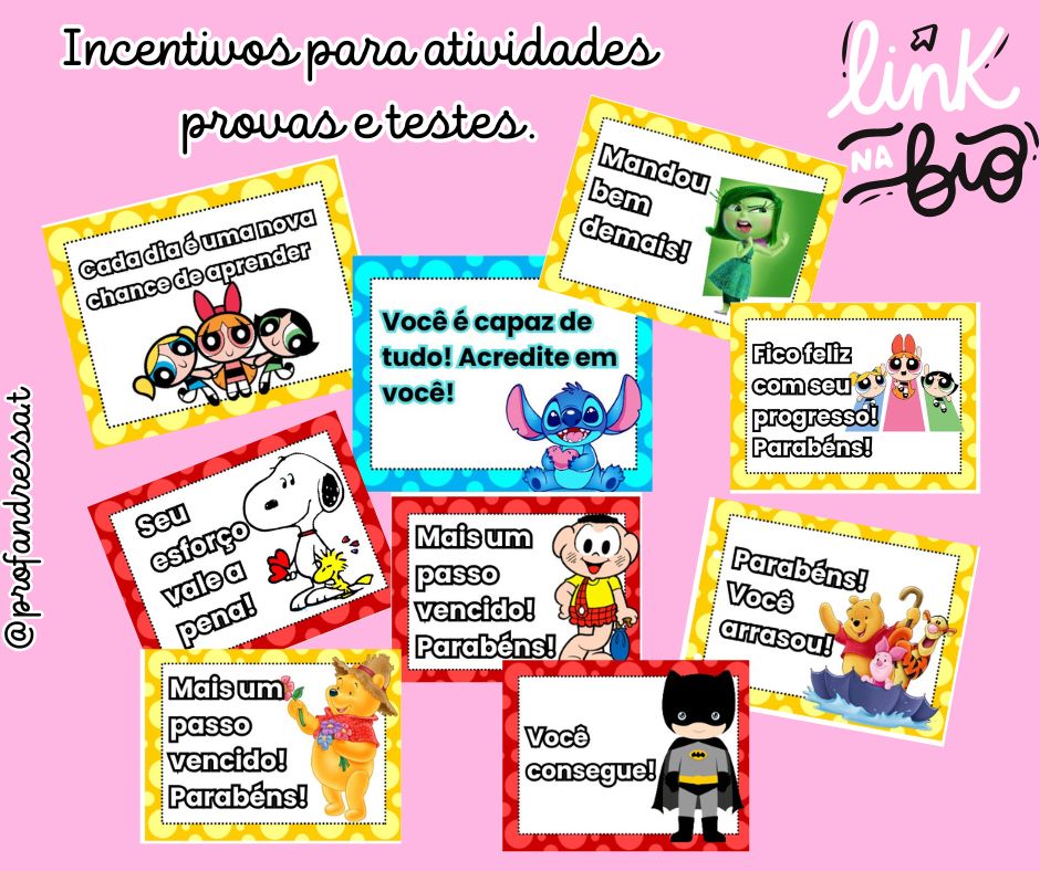 Incentivos para atividades