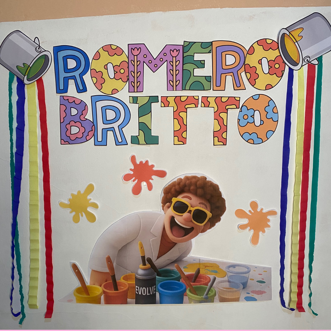 Painel + Cubo Romero Britto