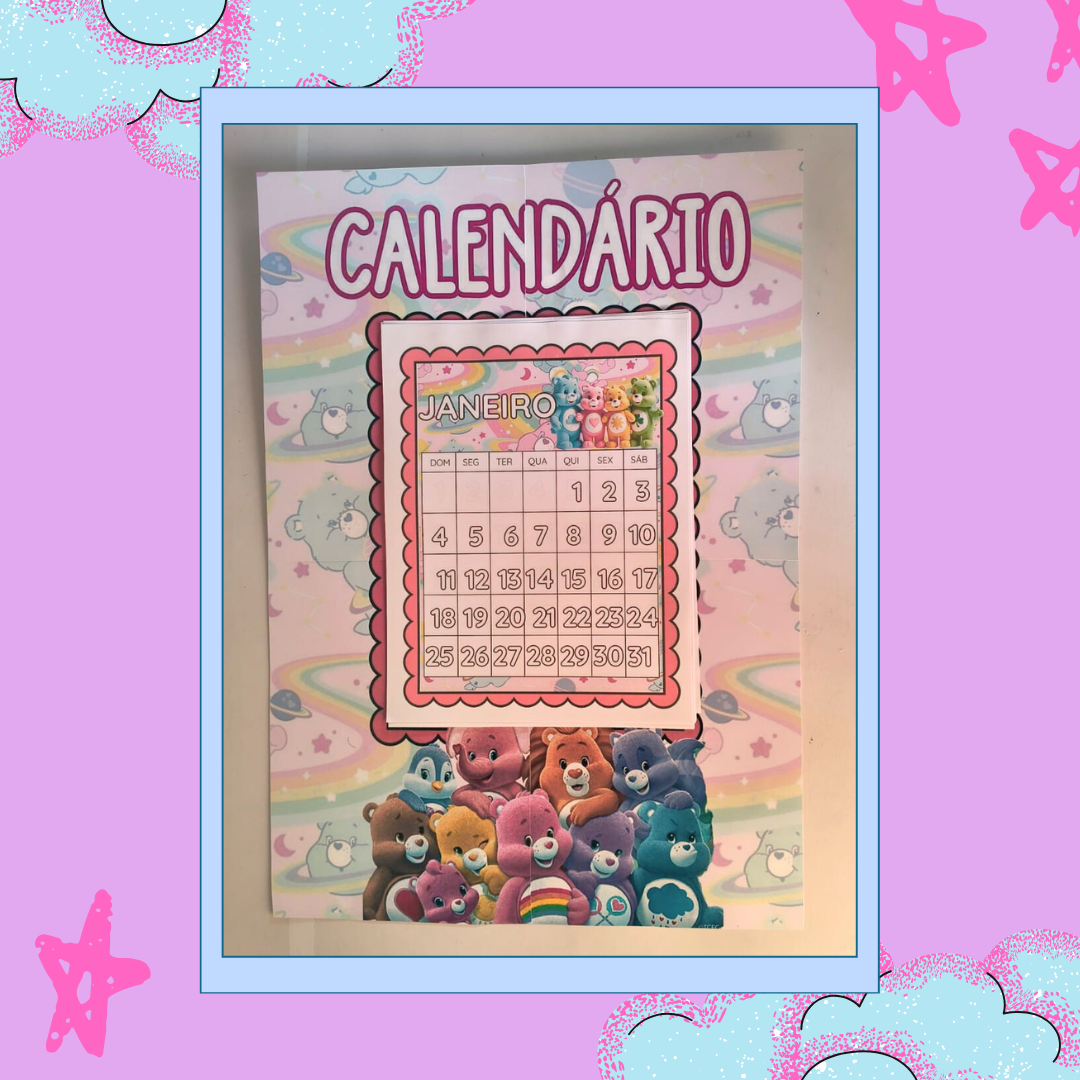Calendário Ursinhos Carinhosos