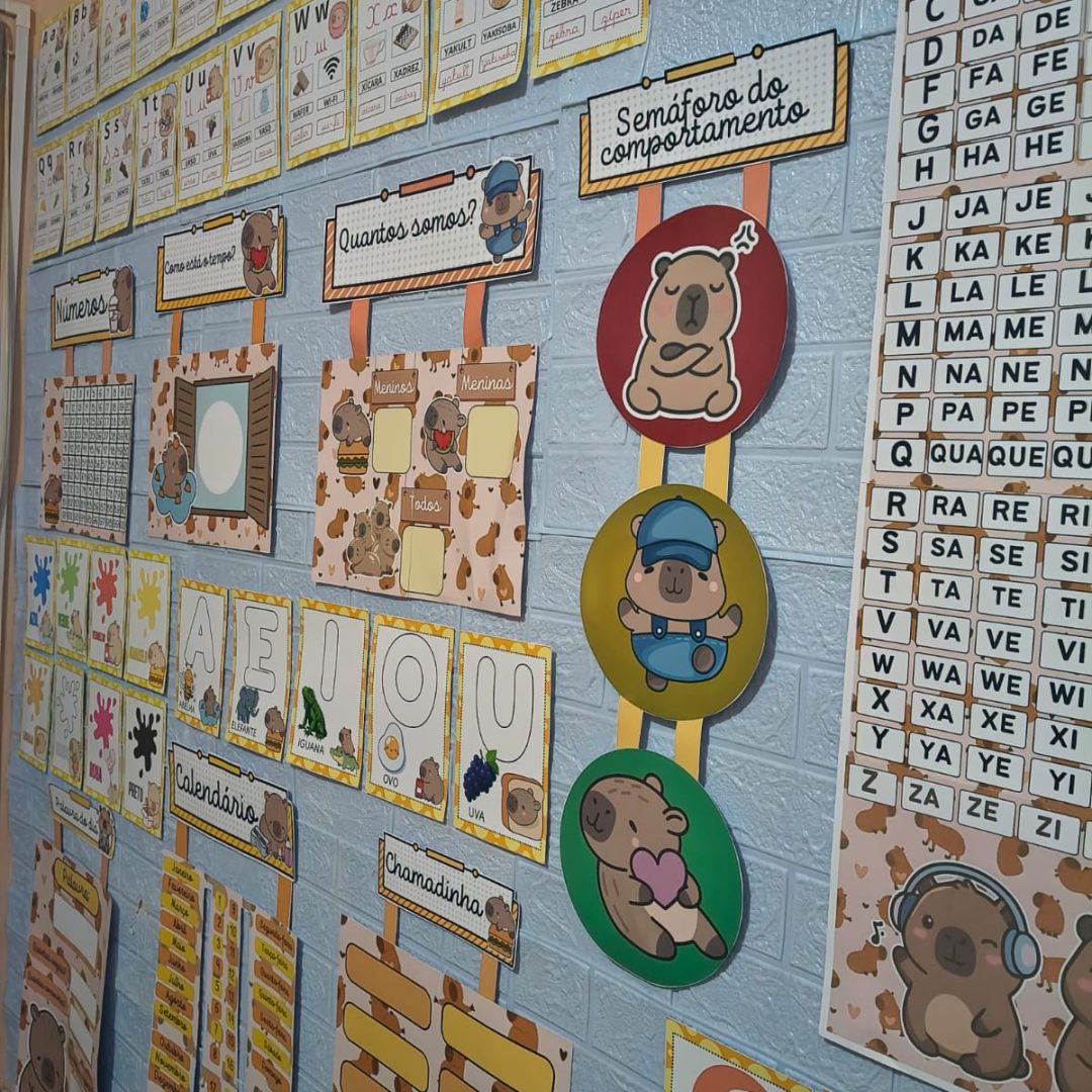 KIT SALA DE AULA - CAPIVARA