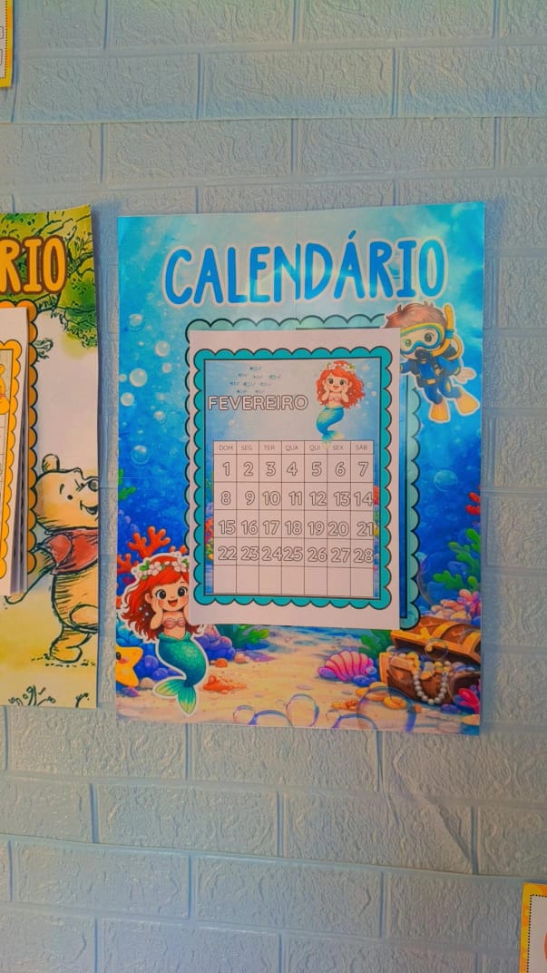 Calendário Fundo do Mar
