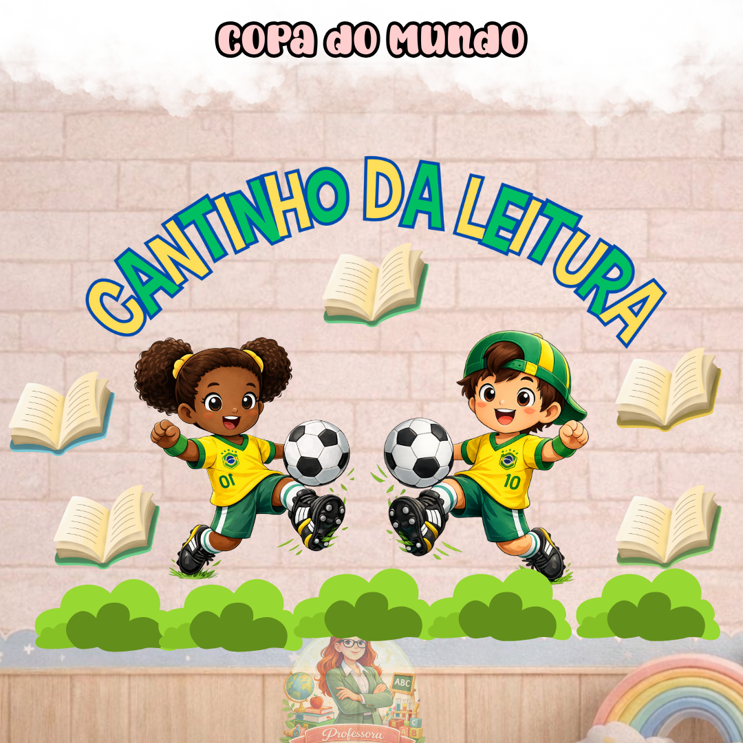 Cantinho da Leitura - Copa do Mundo.