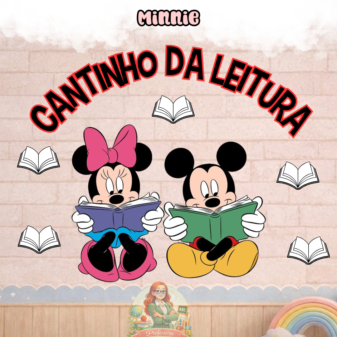 Cantinho da Leitura Mickey e Minnie