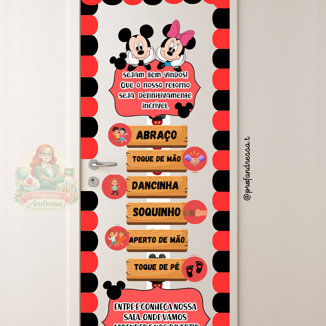 Porta Mickey e Minnie