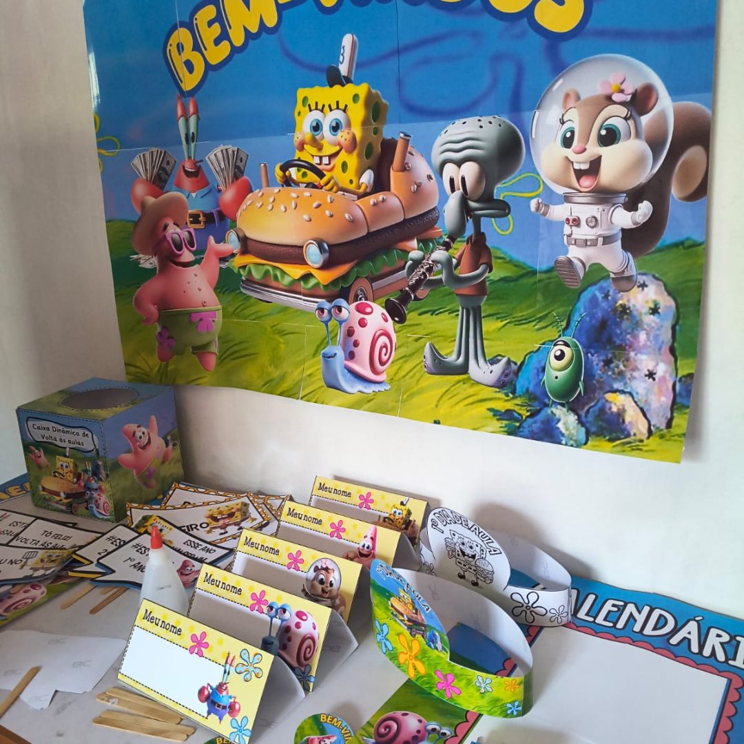 Kit Boas Vindas Bob Esponja