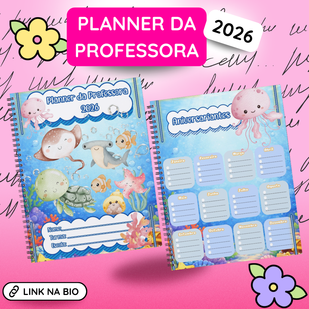Planner Fundo do Mar
